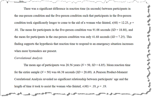 Report of Correlational 
	Analysis  